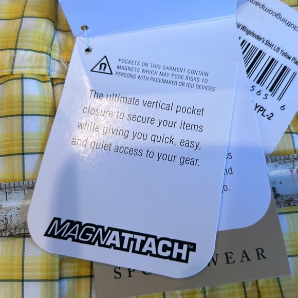 NWT DRAKE featherlite plaid wingshooter’s performance button down men’s medium - Picture 15 of 16